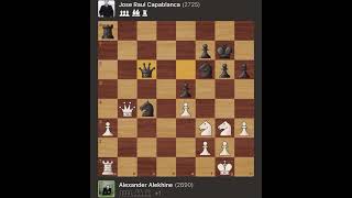 Alexander Alekhine vs Jose Raul Capablanca  Buenos Aires  Argentina 1927 [upl. by Uol]