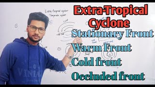 Extratropical cycloneTemperate cyclon in hindi Atmospheric circulation and weather system [upl. by Nadoj]