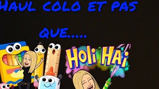 haul achats coloriage et pas que novembre 2021 [upl. by Erdah275]