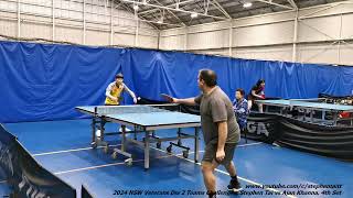 2024 NSW Veterans Div 2 Teams Challenges Stephen Tai vs Ajan Khanna 4th Set [upl. by Giefer]