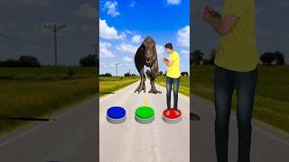 I Jump on button to dinosaur alien amp jocker dance funny video shorts [upl. by Tumer]