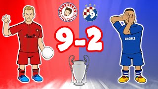 92 BAYERN MUNICH demolish DINAMO ZAGREB💥 Champions League Kane Goals Highlights [upl. by Modesta200]