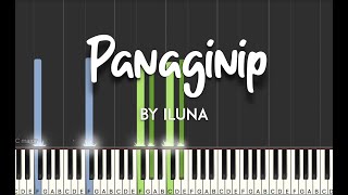 Panaginip by iluna synthesia piano tutorial  sheet music [upl. by Noyr]