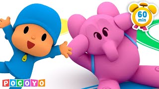 🏅 THE POCOYO GAMES 🏅  Sports and More 60 Mins Pocoyo English  Official Channel  Cartoons [upl. by Ecnatsnok478]