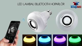 Bluetooth Hoparlör Ve Led Lamba Uzaktan Kumandalı Ampül [upl. by Otrebliw223]