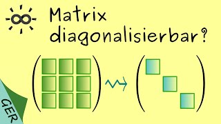 Matrix diagonalisierbar [upl. by Eastman]