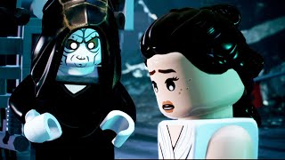 Rey Kills Palpatine Scene  LEGO Star Wars The Skywalker Saga [upl. by Auohs]