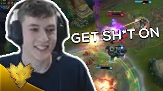 TSM Svenskeren vs Bjergsen  quotIM GOING TO SHT ON YOUquot  Stream Highlights amp Funny Moments [upl. by Ahseiyt]