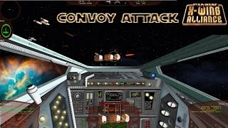 XWing Alliance Walkthrough 1080p Mission 10 Convoy Attack [upl. by Ecilayram]