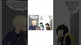 Single Father Bakugo AU P2  My Hero Academia Comic Dub  Muoi Comic [upl. by Bernadine]