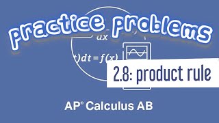 AP Calculus AB 28 Derivative Using the Product Rule Example 1 with Cosines [upl. by Drannek]