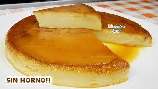 FLAN MAICENA SIN HORNO [upl. by Vandervelde55]