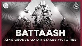 BATTAASHS BRILLIANT KING GEORGE QATAR STAKES WINS [upl. by Lilah]