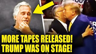 Watch Trump ON STAGE as MORE EPSTEIN TAPES GO PUBLIC [upl. by Lind592]