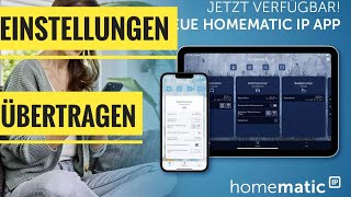 Homematic IP Einstellungen auf neues Handy übertragen [upl. by Eniron112]