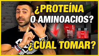 ¿Es MEJOR tomar PROTEINAS o AMINOÁCIDOS [upl. by Yecal993]