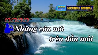 Karaoke HOANG MANG  Song ca [upl. by Ernestus]