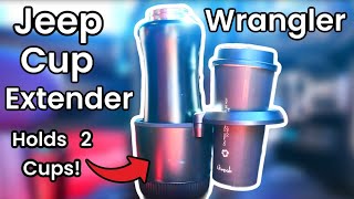 Spigen Cup Holder  The Perfect Cup Extender for Jeeps [upl. by Veno163]