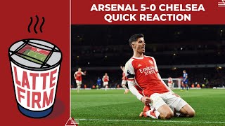 Arsenal 50 Chelsea  Quick Reaction [upl. by Natsud]