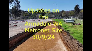 Update on the progress at the Armadale WA Metronet Site 30 9 24 [upl. by Evannia]