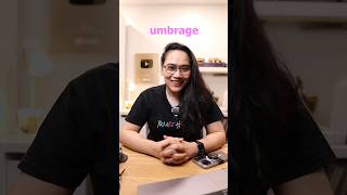 What does UMBRAGE mean 🤔 learnwithlyqa teamlyqa vocabulary wordoftheday civilserviceexam [upl. by Lopes]