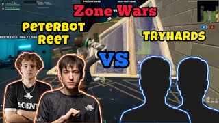 Peterbot and Reet VS Crazy Zone Wars Sweats [upl. by Ahsael166]