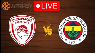 🔴 Live Olympiakos vs Fenerbahce  EuroLeague 20232024  Live Play by Play Scoreboard [upl. by Ardnayek]