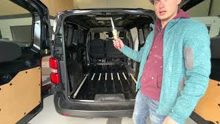 De vloer hout keuze en planning Deel 2 van mijn Toyota Proace camper ombouw [upl. by Ynahpets]