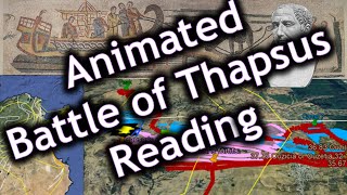 Animated Battle of Thapsus Reading [upl. by Tiana]