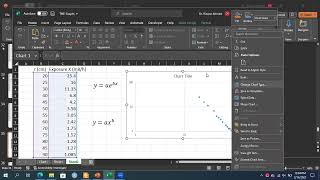 Loglog plot MS Excel [upl. by Idissak]