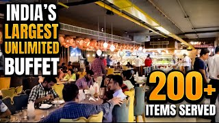 Indias Largest 200 Items Buffet in Hyderabad [upl. by Eittocs]