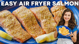 Easy Air Fryer SALMON RECIPE  Under 15 Minutes [upl. by Ybocaj564]