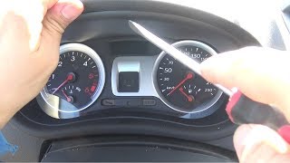 How to remove the counter CLIO 3 speedmeter [upl. by Aggri]