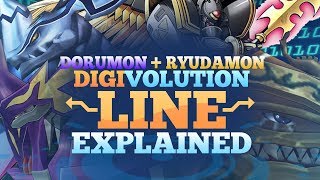 Digimon  Dorumon amp Ryudamon Digivolution Line Explained [upl. by Field]