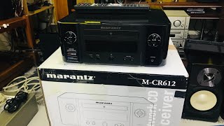 🥰 Unbox Marantz MCR612 Âm ly tích hợp công nghệ tuyệt vời đẹp 99 [upl. by Ahsinert872]