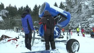 Ovifat eröffnet Skisaison mit Schneekanonen [upl. by Michell]