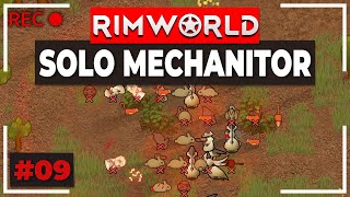 RimWorld Biotech Solo Mechanitor P9  500 No Pause [upl. by Loredo]