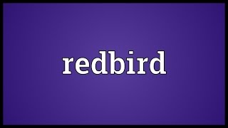 Redbird Meaning [upl. by Stefa]