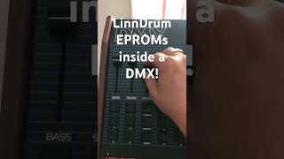 Linn drum EPROMs Inside a Oberheim DMX Drum machine dmx linndrum￼￼ music prince drummachine [upl. by Lagasse]