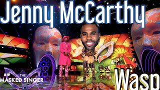 Jenny McCarthy Thinks Wasp Could Be Jason Derulo  The Masked Singer USA Season 12 Ep 6 [upl. by Birdt]