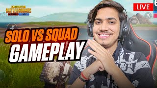 SOLO VS SQUAD GAMEPLAY TODAY  PUBG LITE LIVE STREAM🔴 GoDTusharOP is live [upl. by Cinimmod]