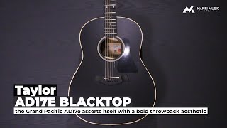 Taylor AD17E Blacktop AcousticElectric Guitar [upl. by Ymassej]