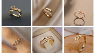 Best Affordable Gold Engagement Ring Designs for Every Budget👌 [upl. by Bernt622]