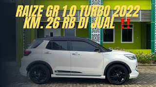 TOYOTA RAIZE GR 10 TURBO CVT 2022  REVIEW amp DI JUAL ‼️ 081225137893 [upl. by Pasco720]