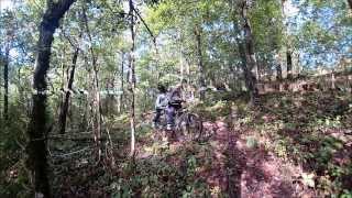 VTT descente a la marie dupin a Semur en Auxois [upl. by Elorak498]