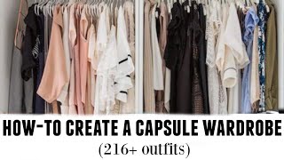 HOWTO BUILD A CAPSULE WARDROBE tips from a stylist [upl. by Edgell]