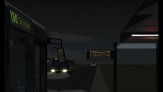 Demo Anzeigetafel von DL1 bei Nacht [upl. by Roleat]