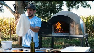 Pizza y Calzone al horno de barro AWKAN por KAYA [upl. by Malinin594]