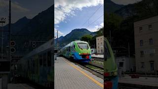 Regionale Trentino Trasporti Bassano del GrappaTrento treno railway trento train minuetto md [upl. by Teague]