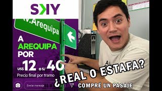 Como comprar pasajes de 5 y 12 en SKY PERÚ  ¿Es estafa Pasaje en mano [upl. by Bloomer]